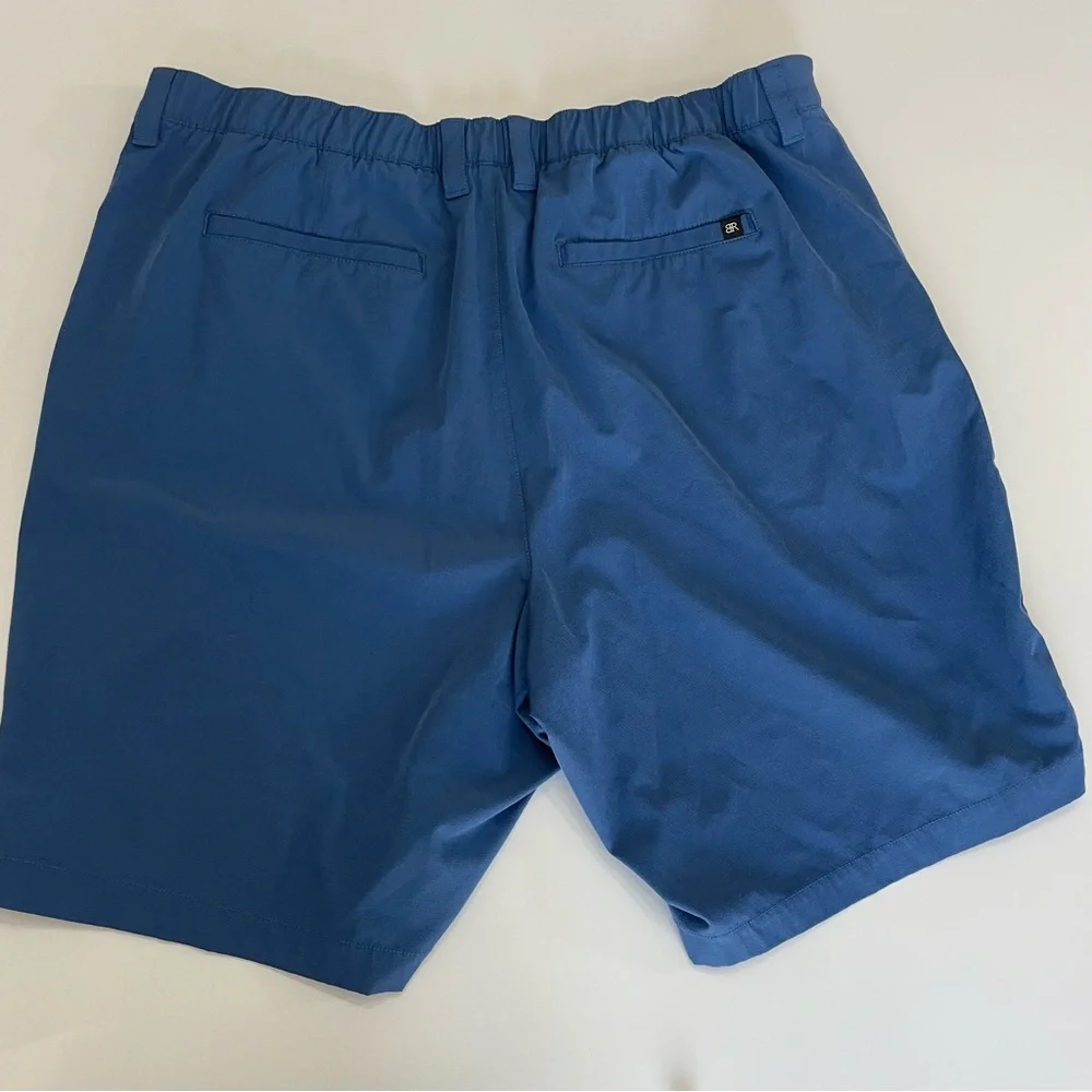 Banana Republic Flat-Front Golf Shorts Deep Blue Mens 40 Athletic Gorpcore